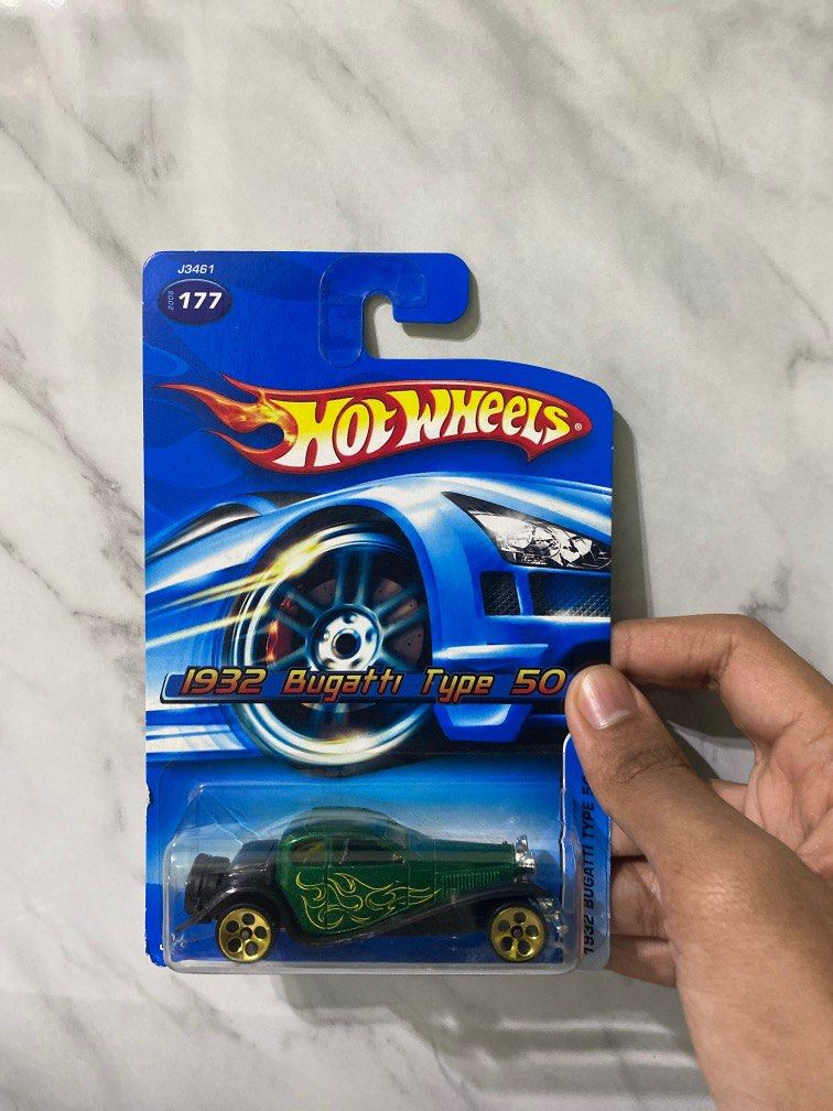 Hot Wheels Vintage Mainline 1932 Bugatti Type 50 Green Hobbies Toys Toys Games on Carousell