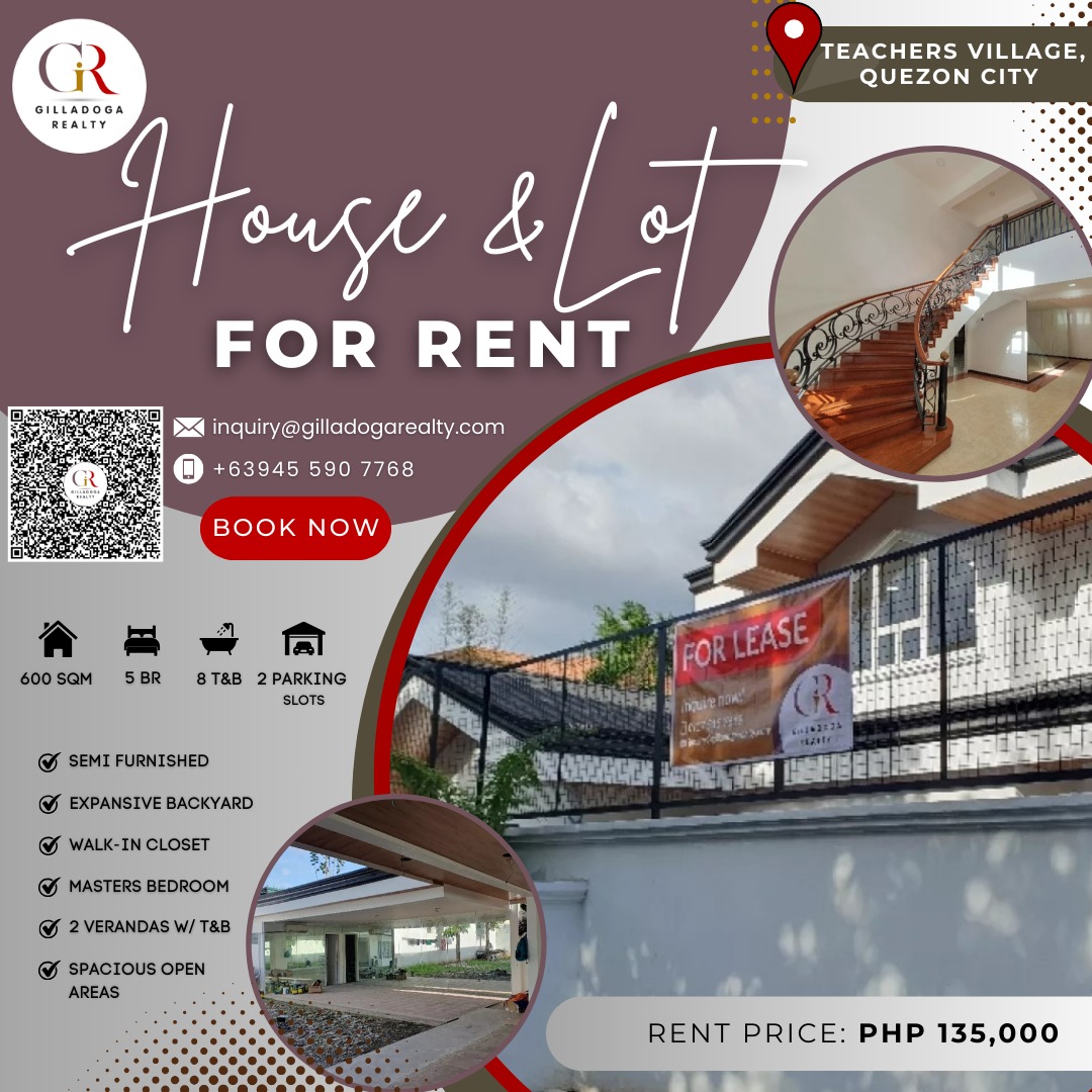 House For Rent at Teacher's Village, Q.C. Use