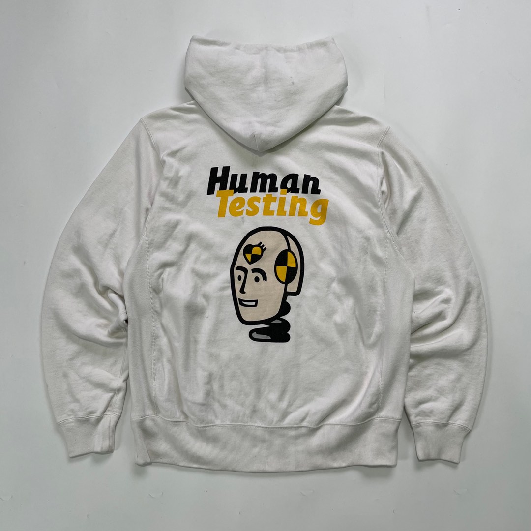 Human Made x A$AP ROCKY Human Testing Pizza Hoodie White
