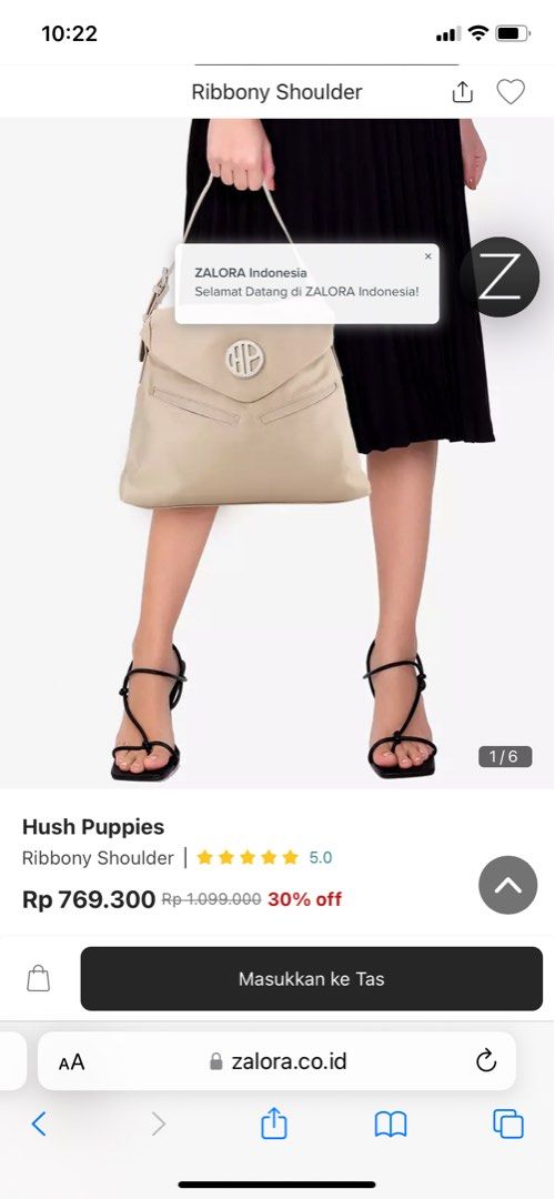 Hush puppies bag zalora deals