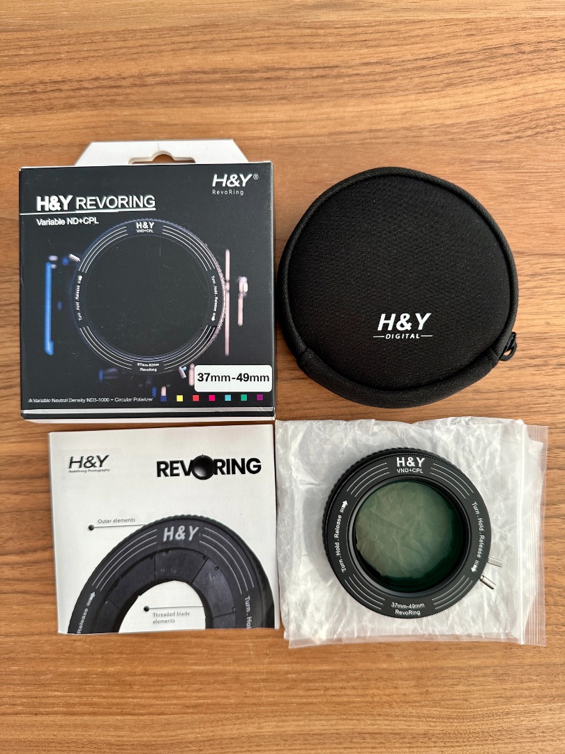 H&Y REVORING VND CPL 37mm - 49mm, 攝影器材, 攝影配件, 其他攝影配件