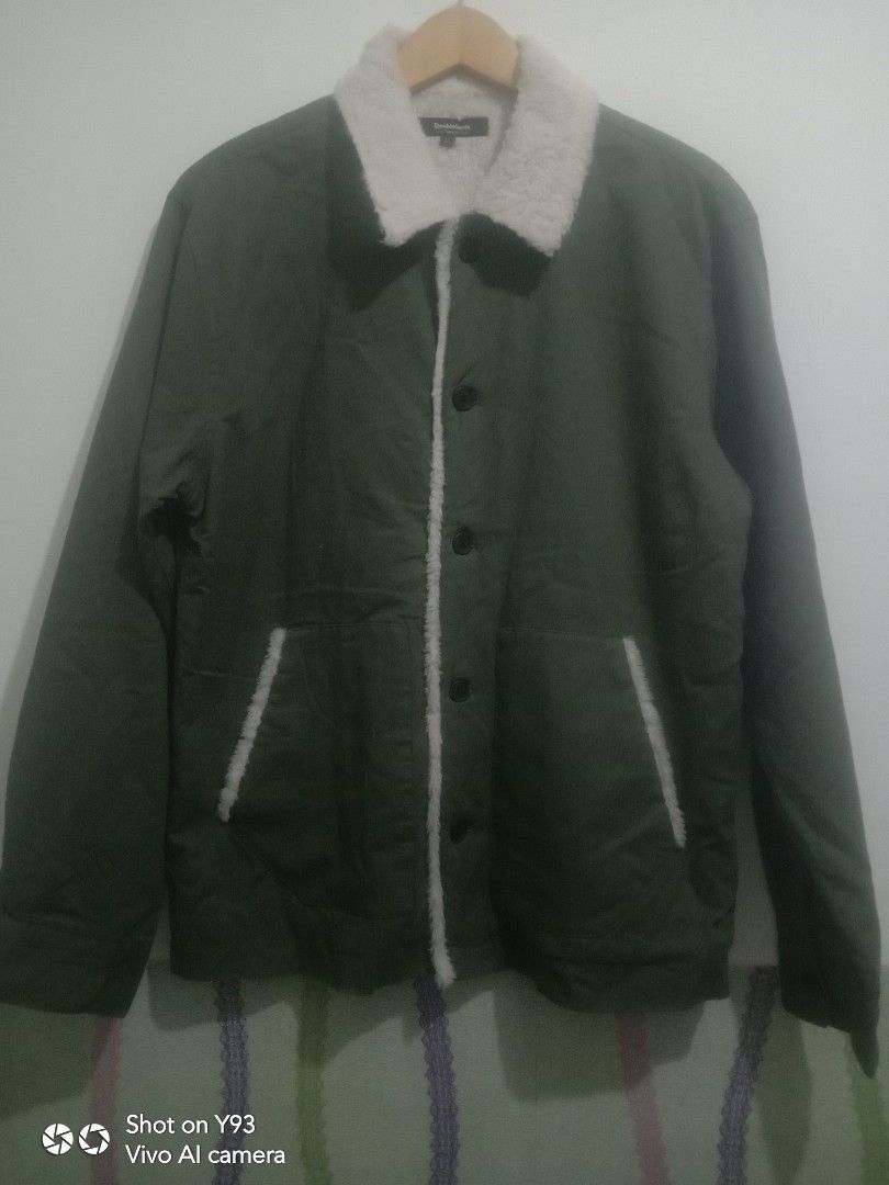 Jaket sherva Army si Ganteng kalem, Fesyen Pria, Pakaian , Baju Luaran