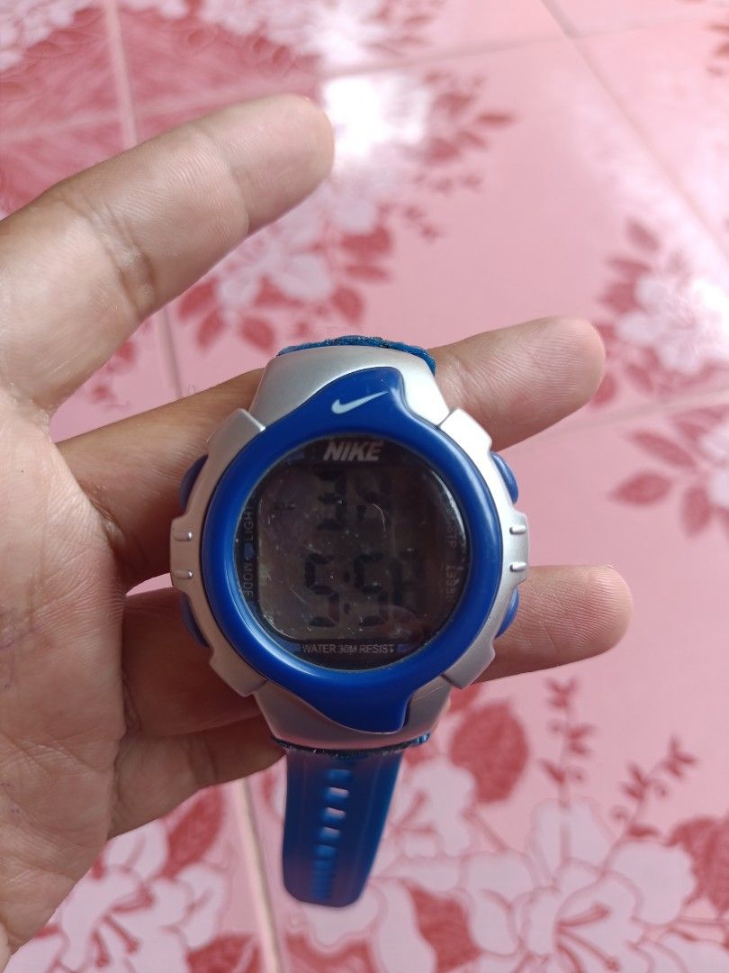 Jam Nike y2k blue, Men's Fashion, Watches & Accessories, Watches on