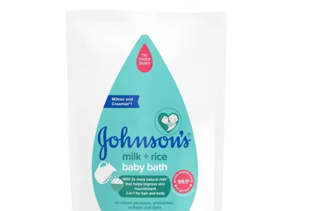 Johnson's baby bath Milk+Rice 600ml, Beauty & Personal Care, Bath