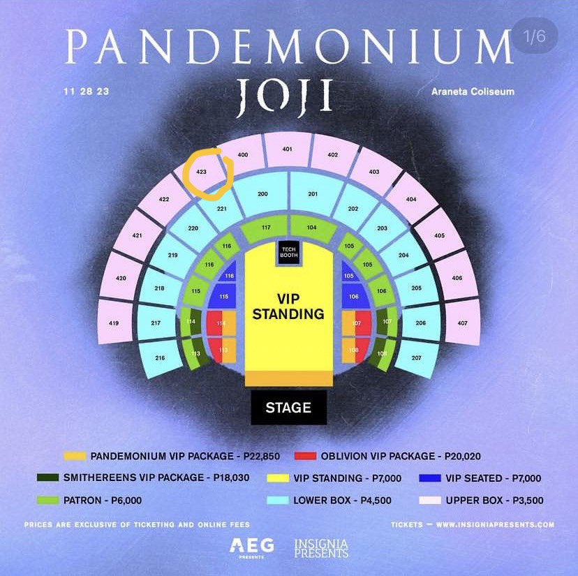 JOJI LIVE IN MANILA PANDEMONIUM ASIA TOUR, Tickets & Vouchers, Event