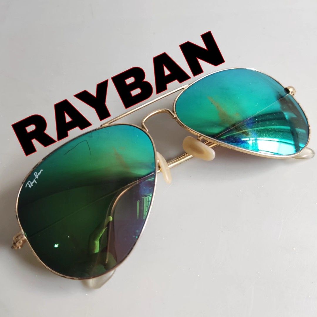 Kacamata Aviator Rayban original Made in Italy second murah