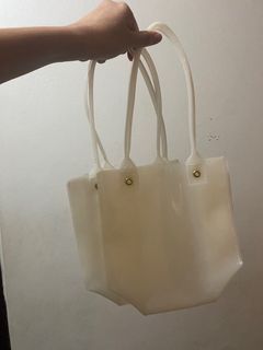 La Salud pina mini tote pvc vinyl hand bag