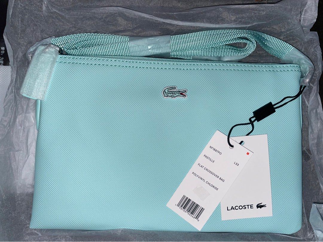 Lacoste Women's L.12.12 Concept Flat Crossover Bag Pastille in