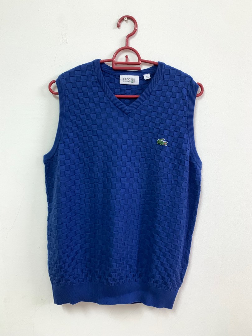 Lacoste sweater vest clearance
