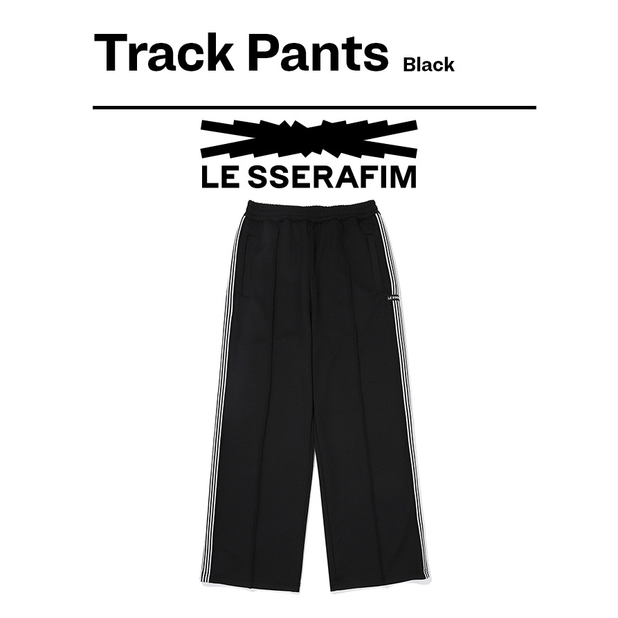 現貨】LE SSERAFIM 2023 S/S POP UP TRACK PANTS 運動褲, 女裝, 運動