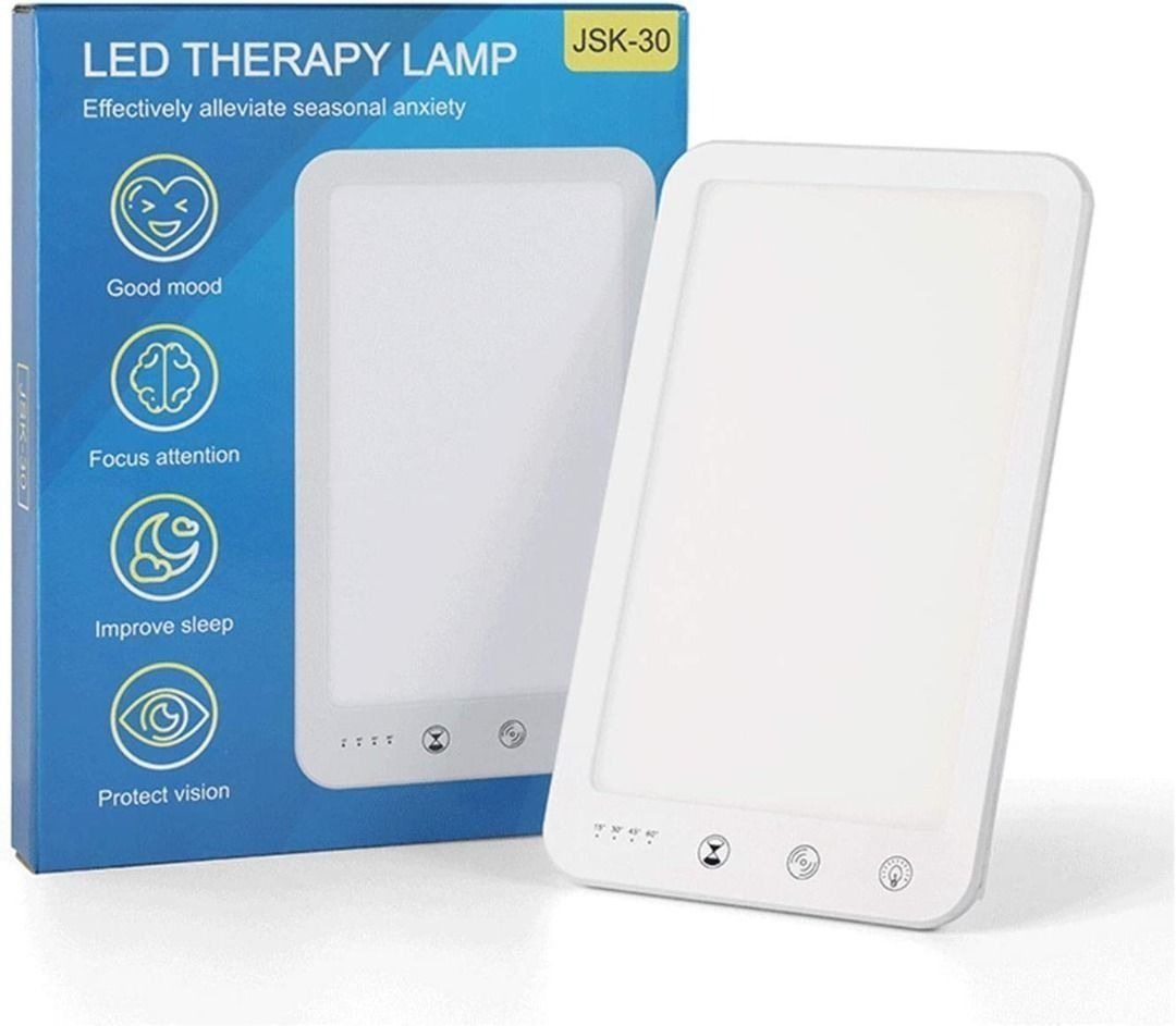LED Light Therapy Lamp, Sad Light Boxes USB Portable Therapy Box