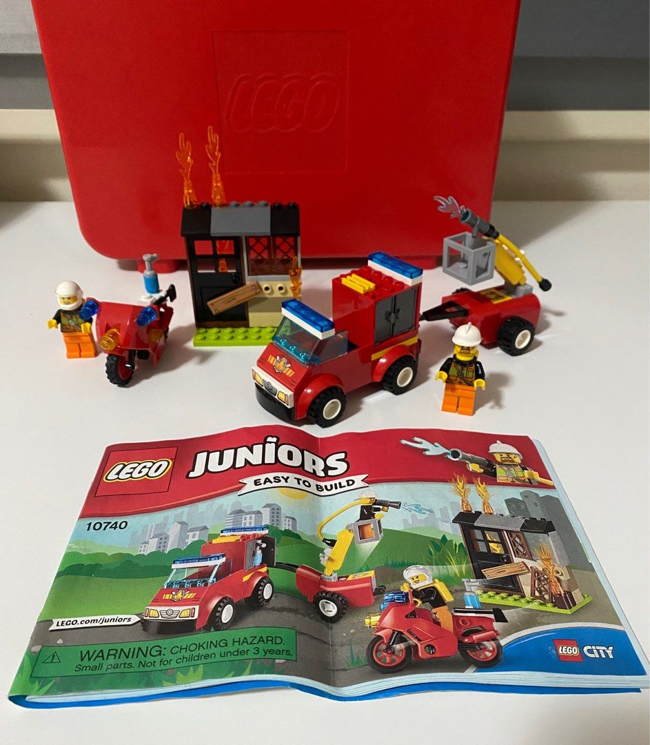 Lego Juniors Fire Patrol Suitcase Hobbies Toys Toys Games on