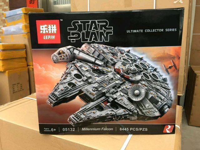 Lego millennium hot sale falcon lepin