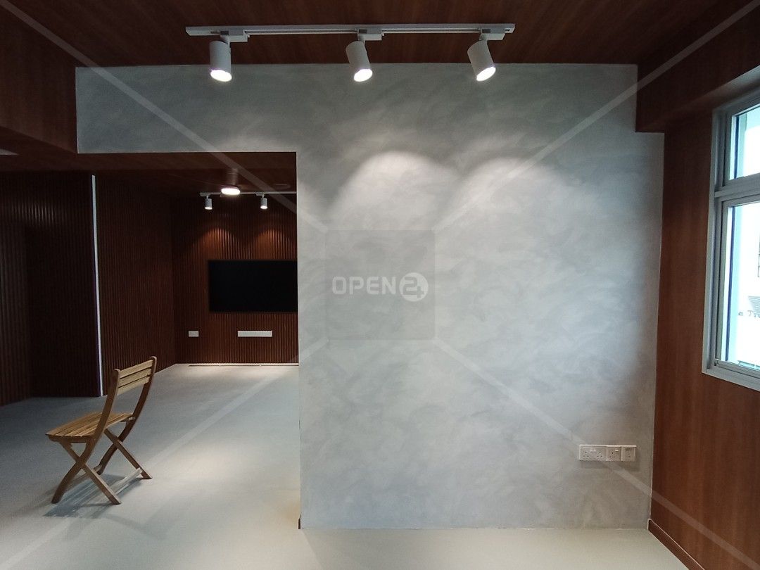 Limewash Painting / bto painting / Feature Wall / Texture wall