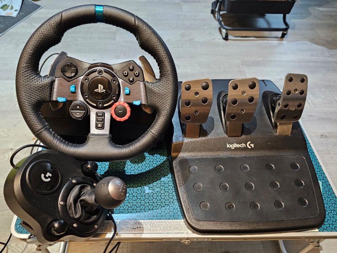 Logitech G29 with Shifter, Video Gaming, Gaming Accessories, Controllers on Carousell