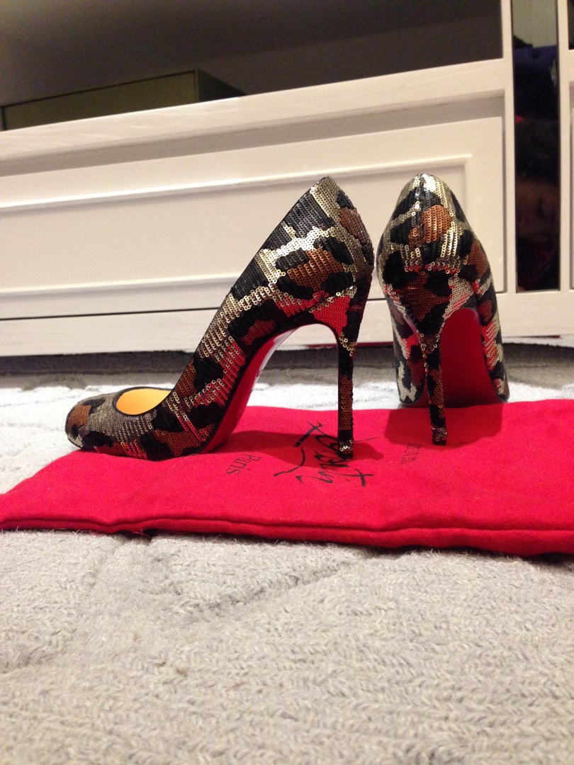 Louboutin paillettes clearance