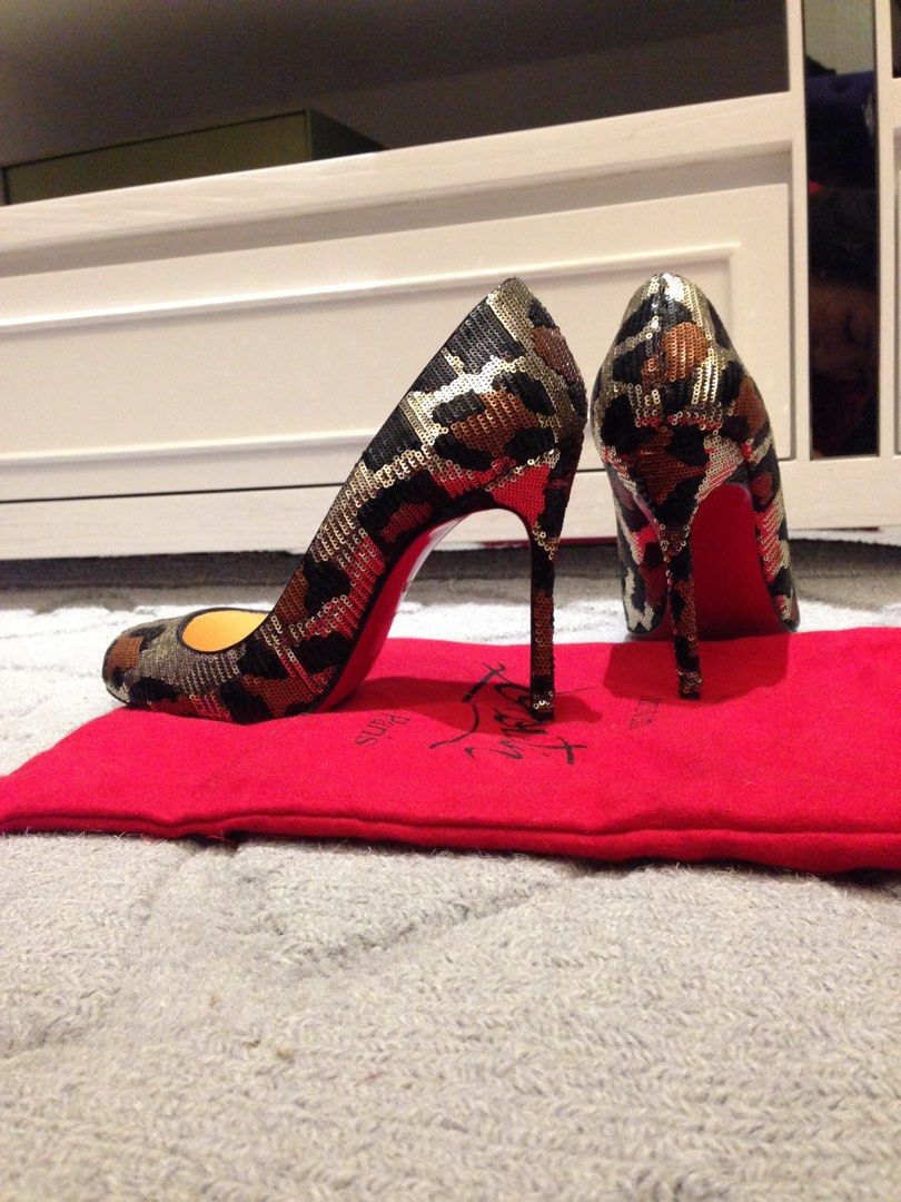 Louboutin paillette hot sale