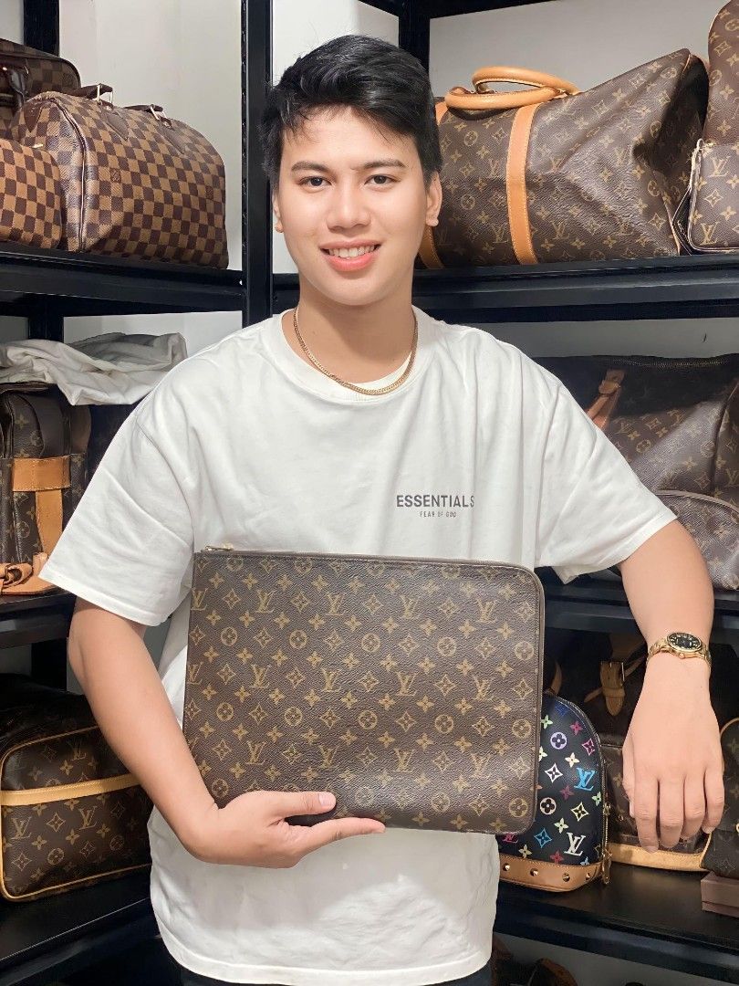 LOUIS VUITTON PORTE DOCUMENT BAG, Luxury, Bags & Wallets on Carousell