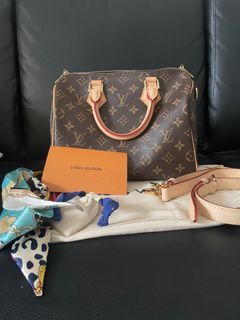 AUTHENTIC Louis Vuitton Bag FREE Scarf/Twilly, Luxury, Bags & Wallets on  Carousell