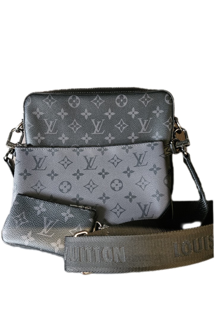 Louis Vuitton Trio Messenger Bag Monogram Eclipse Canvas, M69443 from japan