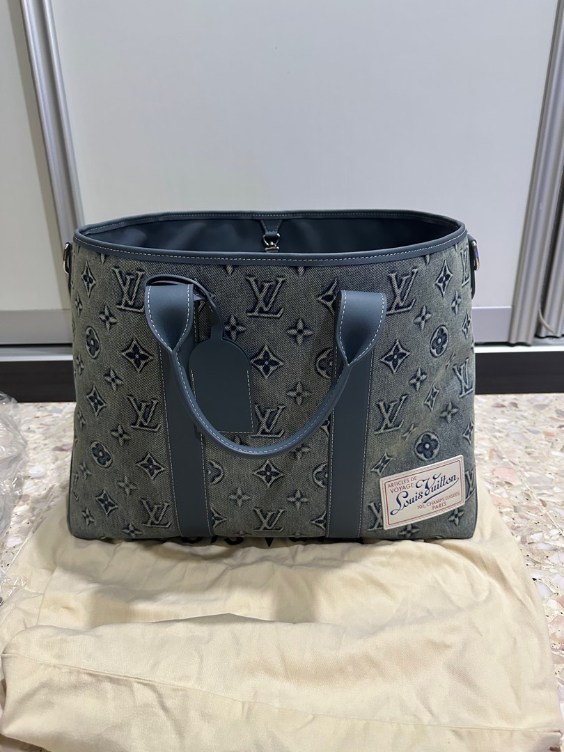 Louis Vuitton Nigo 2 Keepall XS Denim Blue BNIB, Luxury, Bags & Wallets on  Carousell