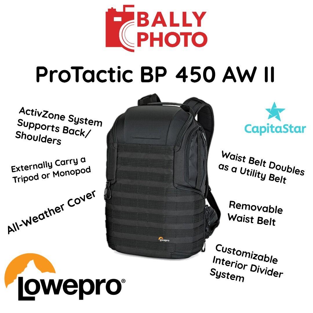 Lowepro protactic bp 450 aw ii camera and laptop backpack online