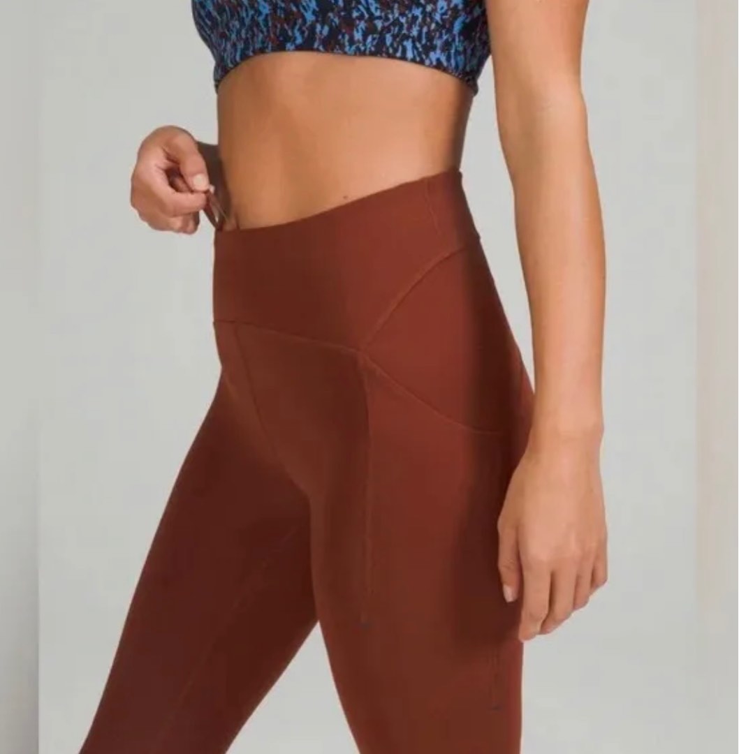 Lululemon Fast and Free Leggings/Tights 28” - Brown Earth in Size 6,  Women's Fashion, Activewear on Carousell
