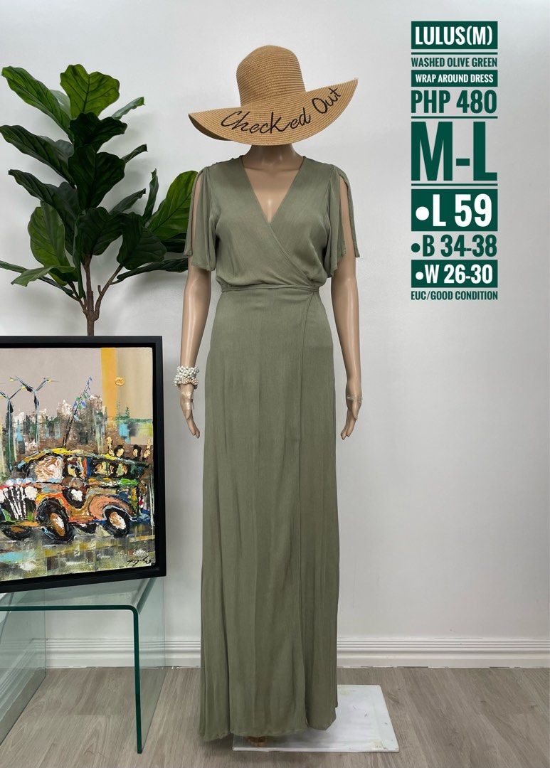 Lulus olive hotsell green dress