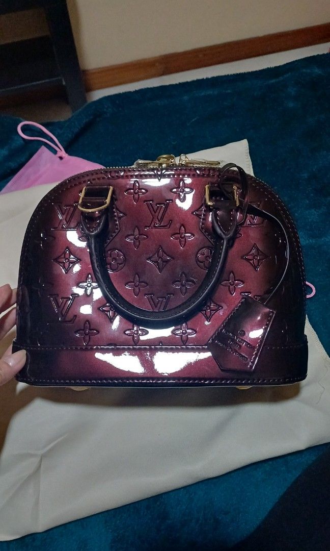 Purple on sale lv bag