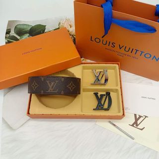 LOUIS VUITTON Damier Azur Belt, Women's Fashion, Watches & Accessories,  Belts on Carousell