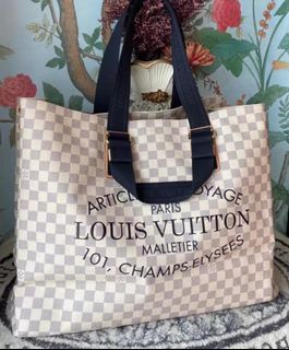 Louis Vuitton M95112 Burgundy Globe Shopper Cabas Toile MM