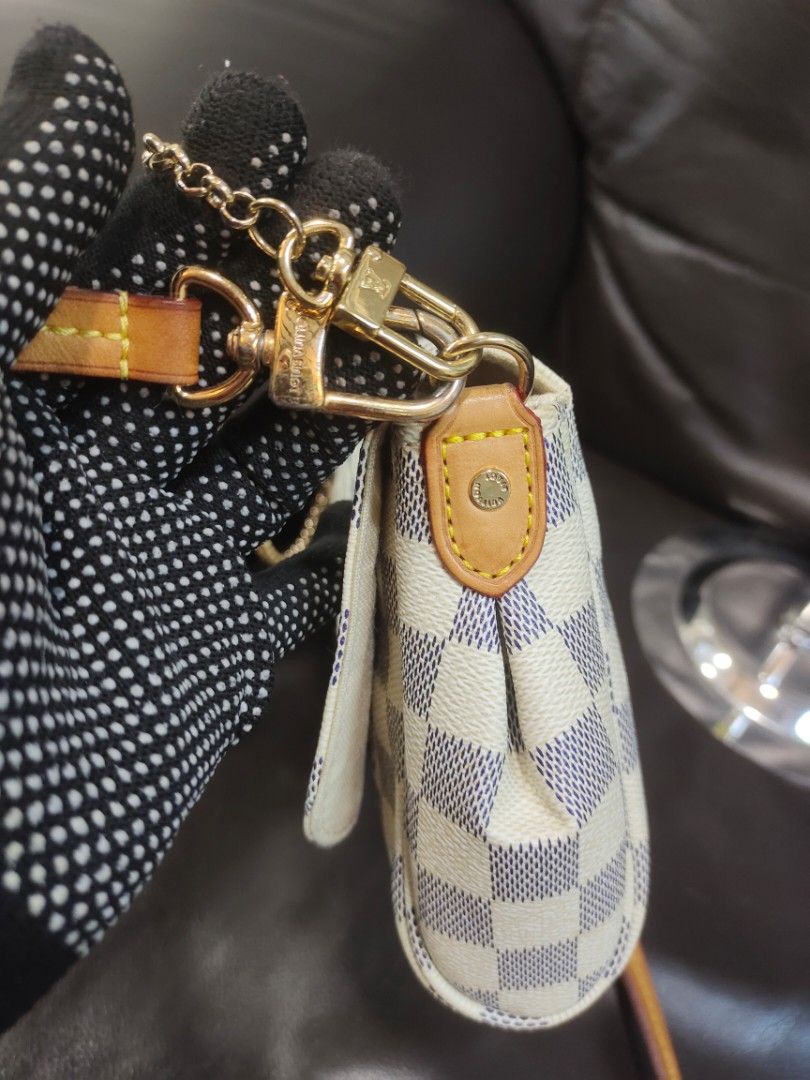 LV BUCKET DAMIER AZUR 2 WAY, Women's Fashion, Bags & Wallets, Cross-body  Bags on Carousell