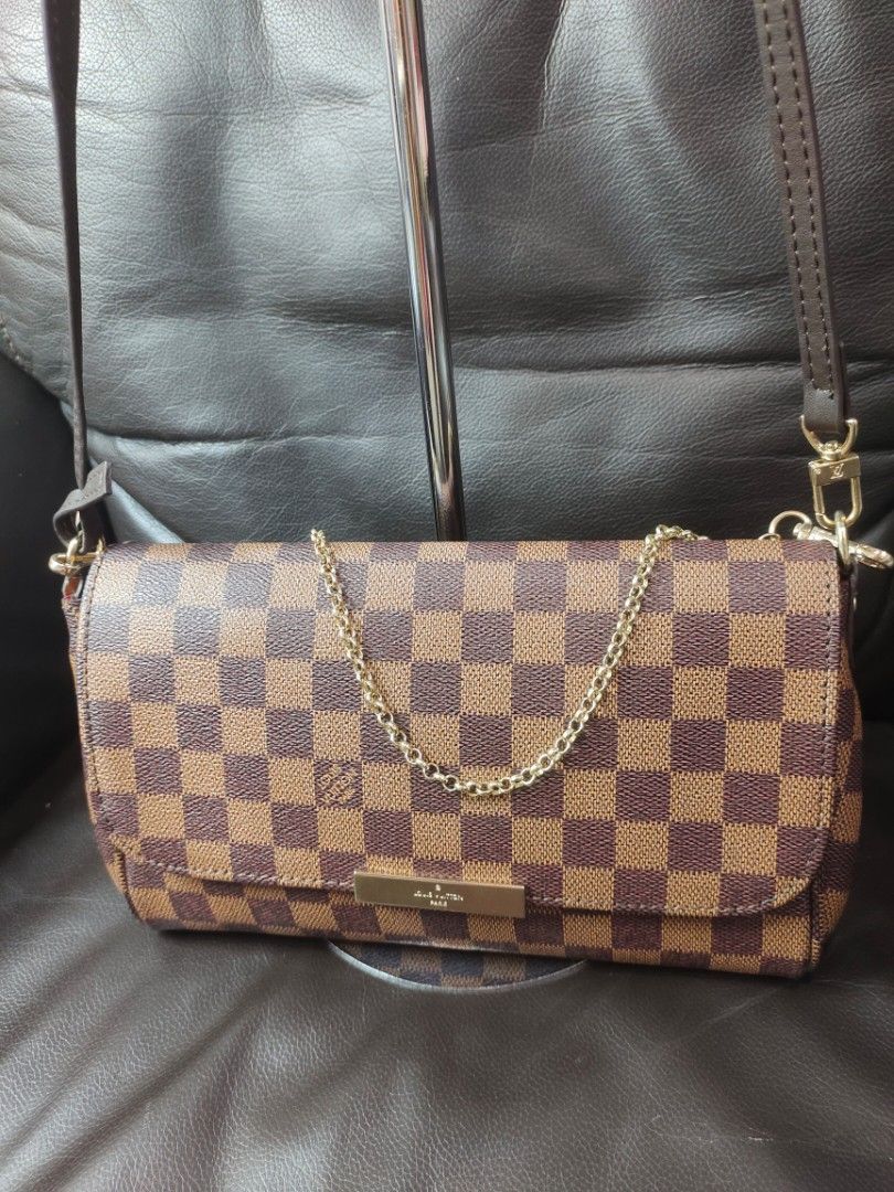LV FAVORITE DAMIER TWO WAY BAG, Luxury, Bags & Wallets on Carousell