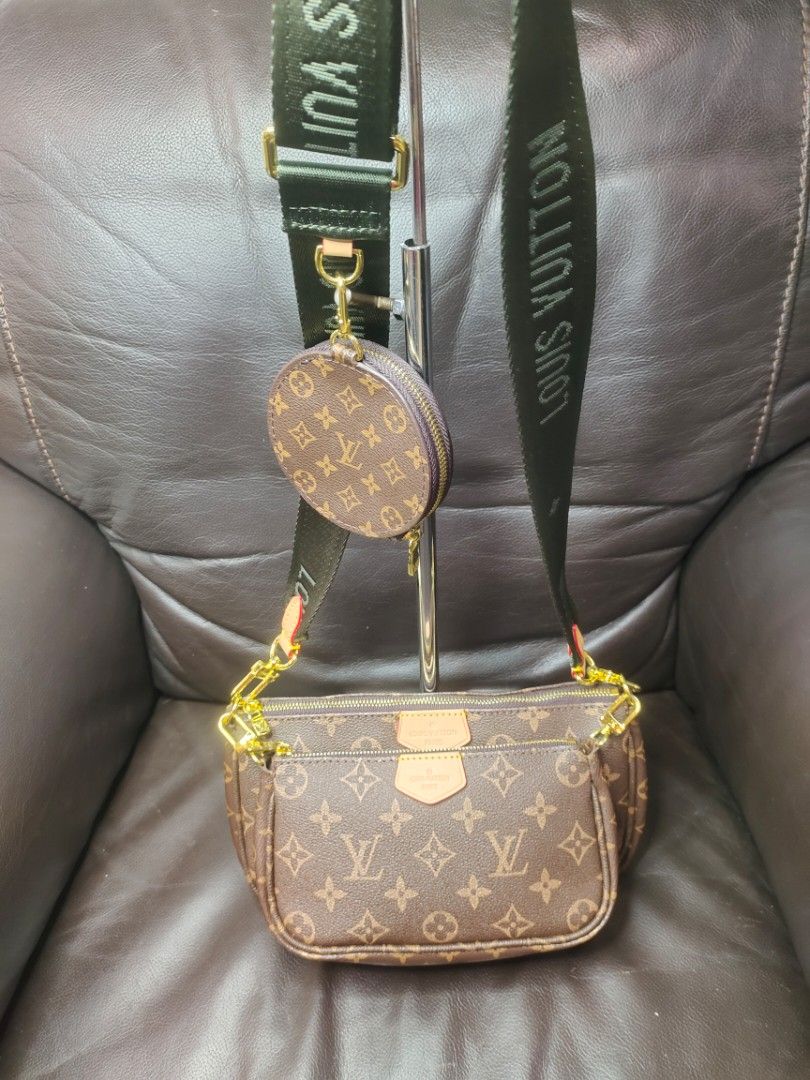 Louis Vuitton Multi Pochette GM Monogram Accessoires Cross Body LV