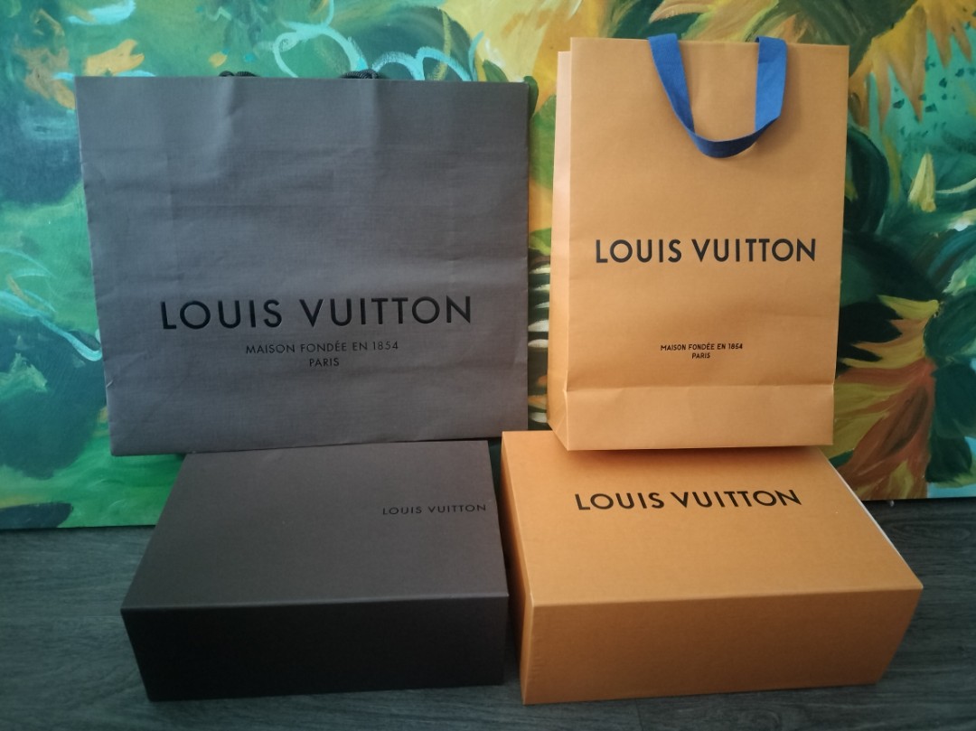 Lv Paper Bag And Box Luxury