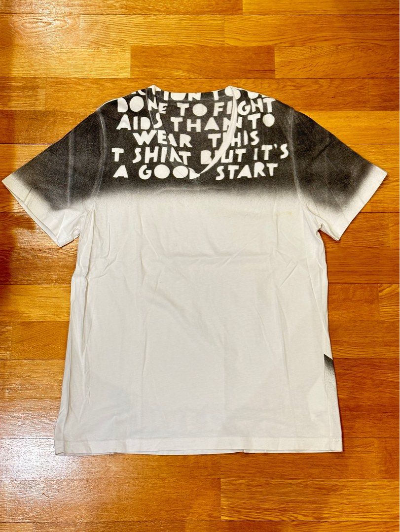 Maison Margiela Aids Tee T-Shirt, 名牌, 服裝- Carousell