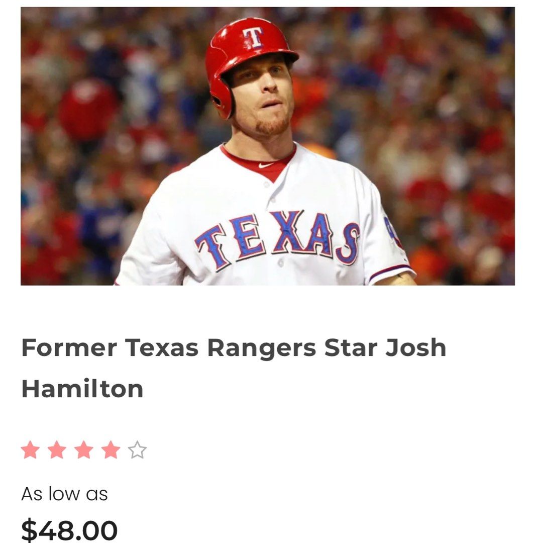 Youth MLB Josh Hamilton Texas Rangers Jersey –
