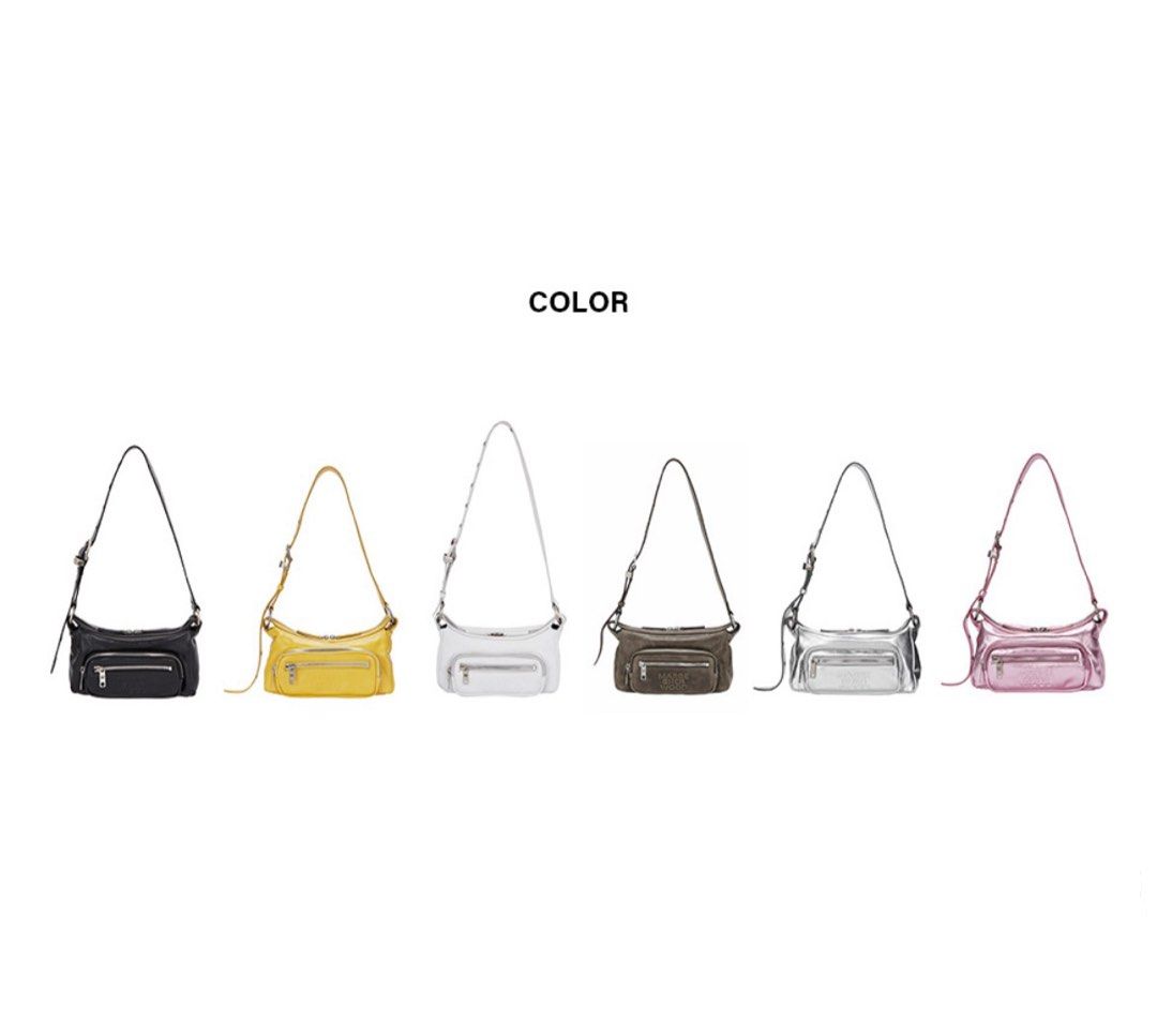韓國🇰🇷Margesherwood OUTPOCKET HOBO MINI_6colors, 名牌, 手袋及銀包- Carousell