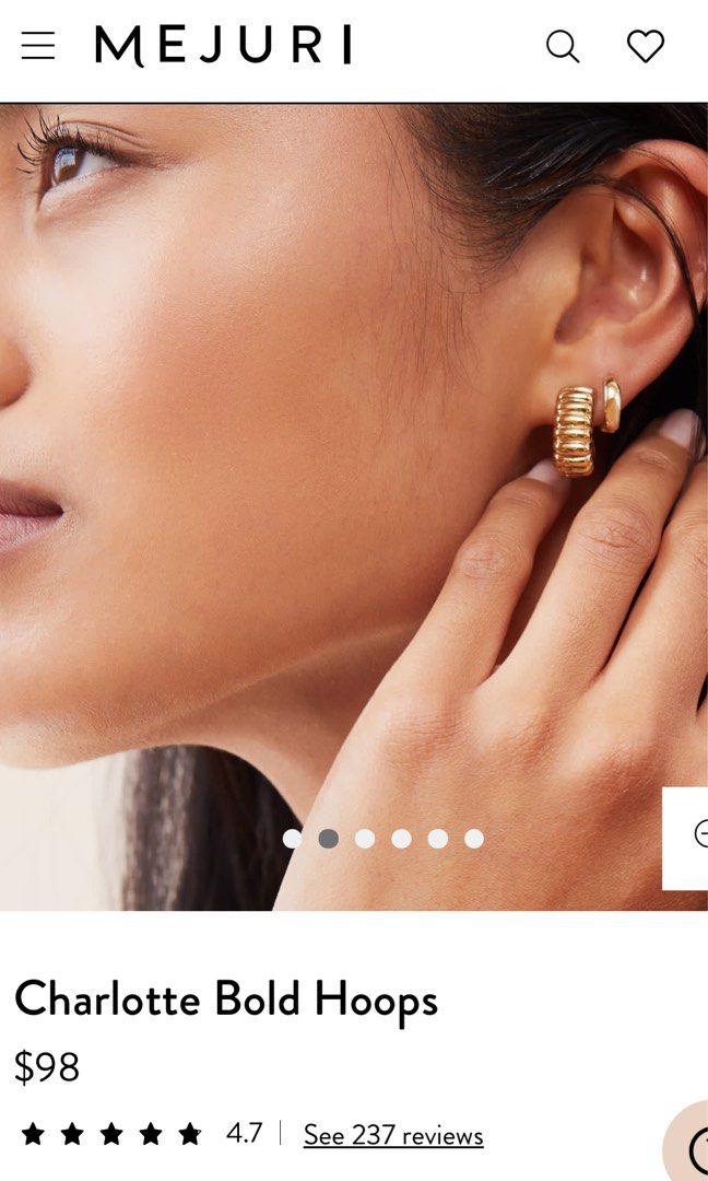 Mejuri outlet hoops review