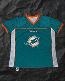 Miami Dolphins SALEM Teal Dolphin NFL Football Tee (L)