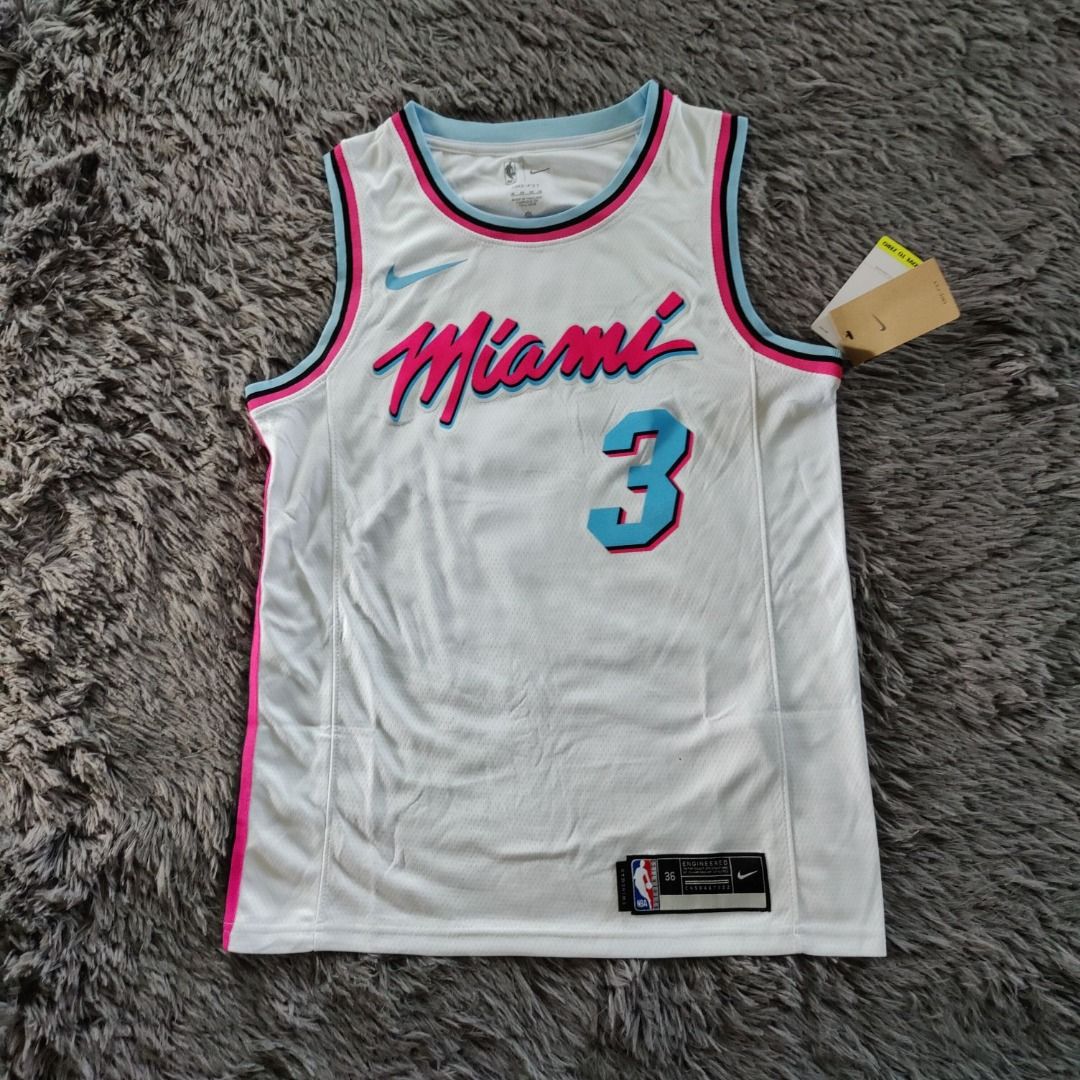 Men's NBA Dwayne Wade Miami Heat City Edition Swingman Jersey