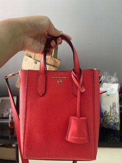 Michael Kors Selma Medium Top Zip Satchel Bag - Pink - $105