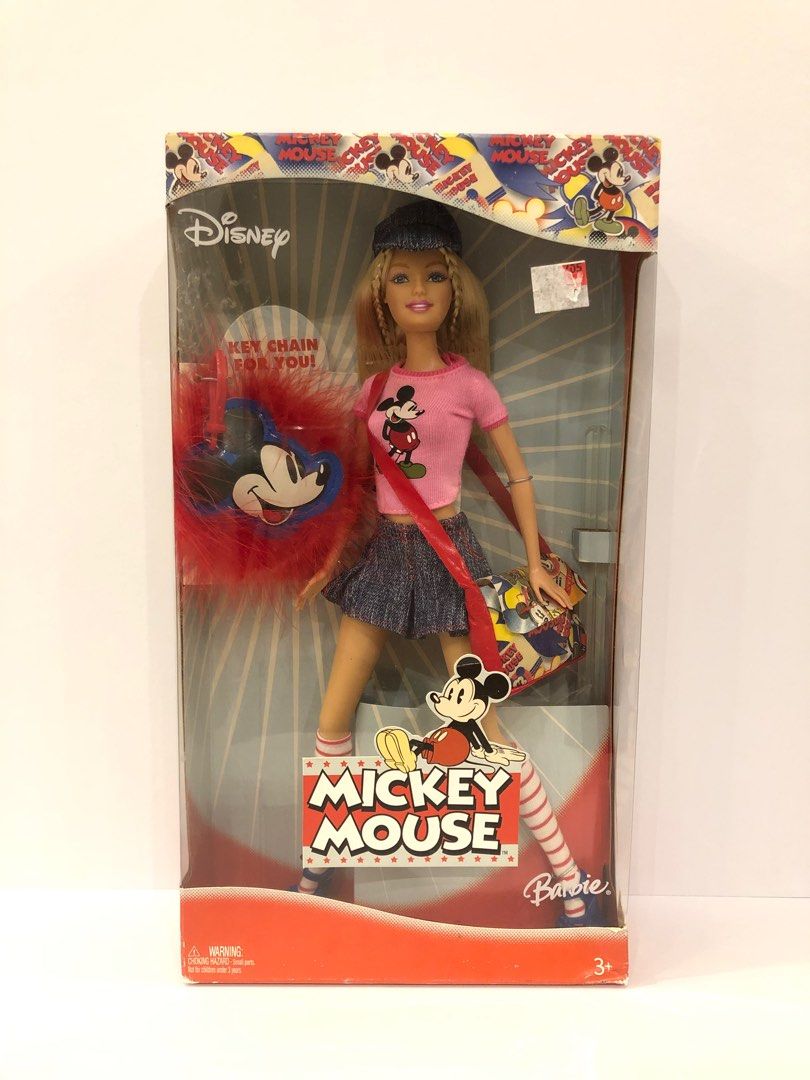 Mickey mouse barbie doll deals