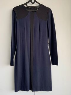 Mididress Mango Suit Blue-black