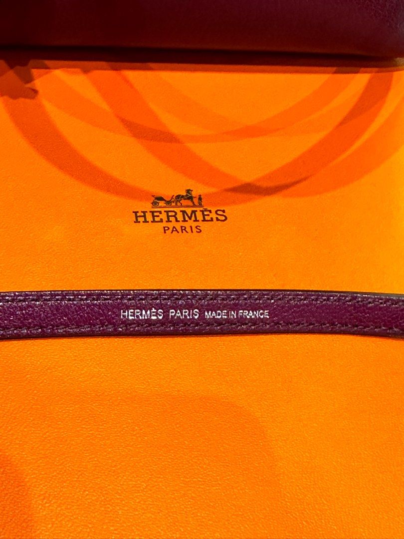 Hermes Mini Kelly II Bag in p9 Anemone Epsom PHW - Hermes Replica