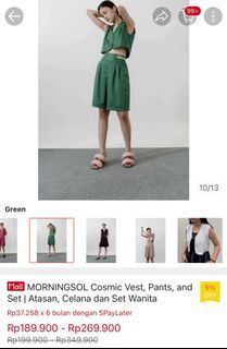 MORNINGSOL Cosmic Vest Green