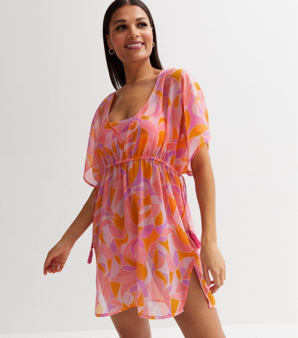 Chiffon best sale beach kaftan