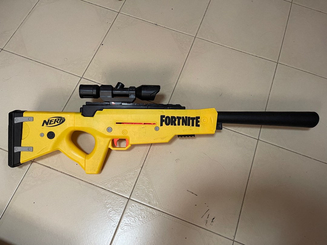 nerf fortnite sniper gun, Hobbies & Toys, Toys & Games on Carousell