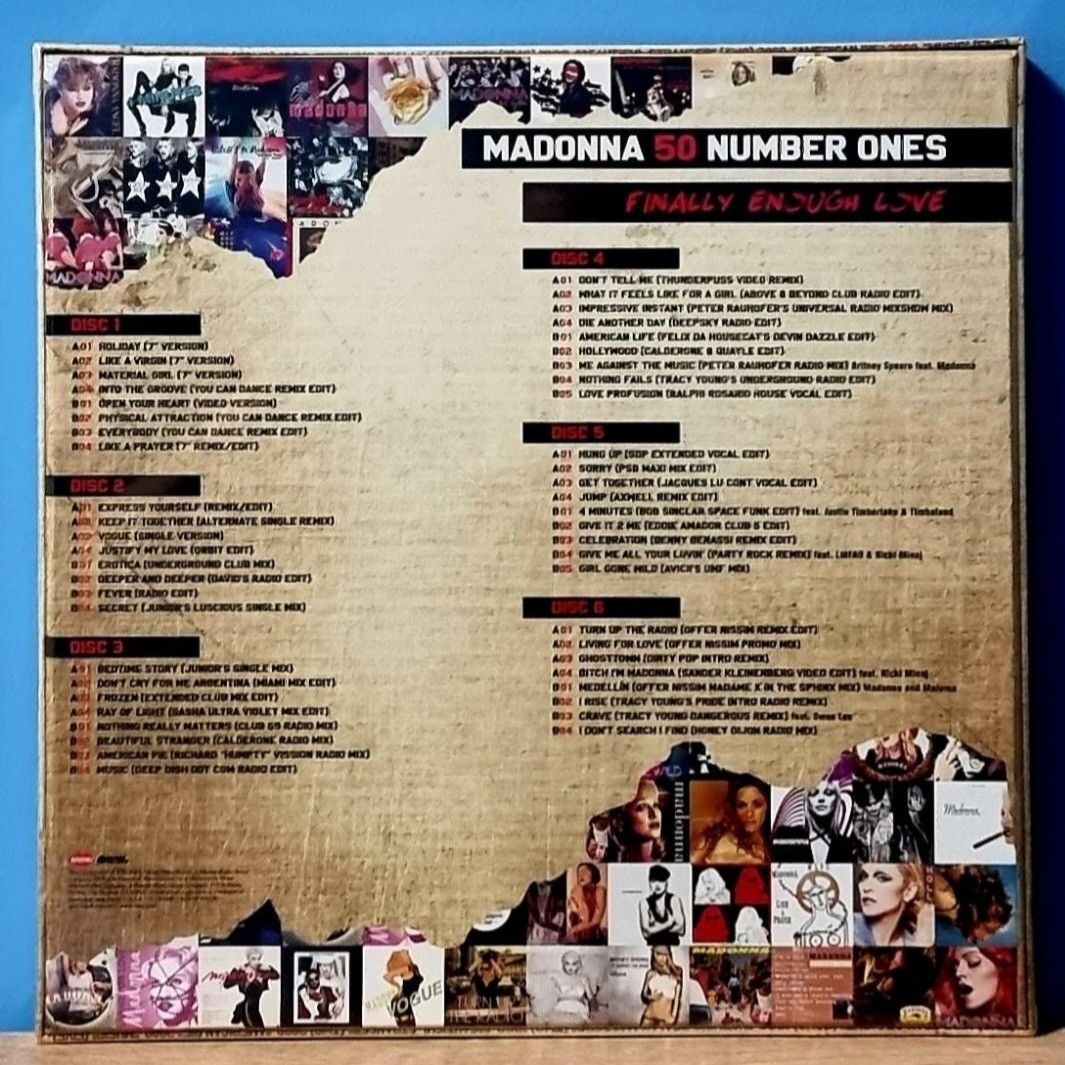 限定盤6LPレコード MADONNA 『Finally Enough Love Deluxe Box Set