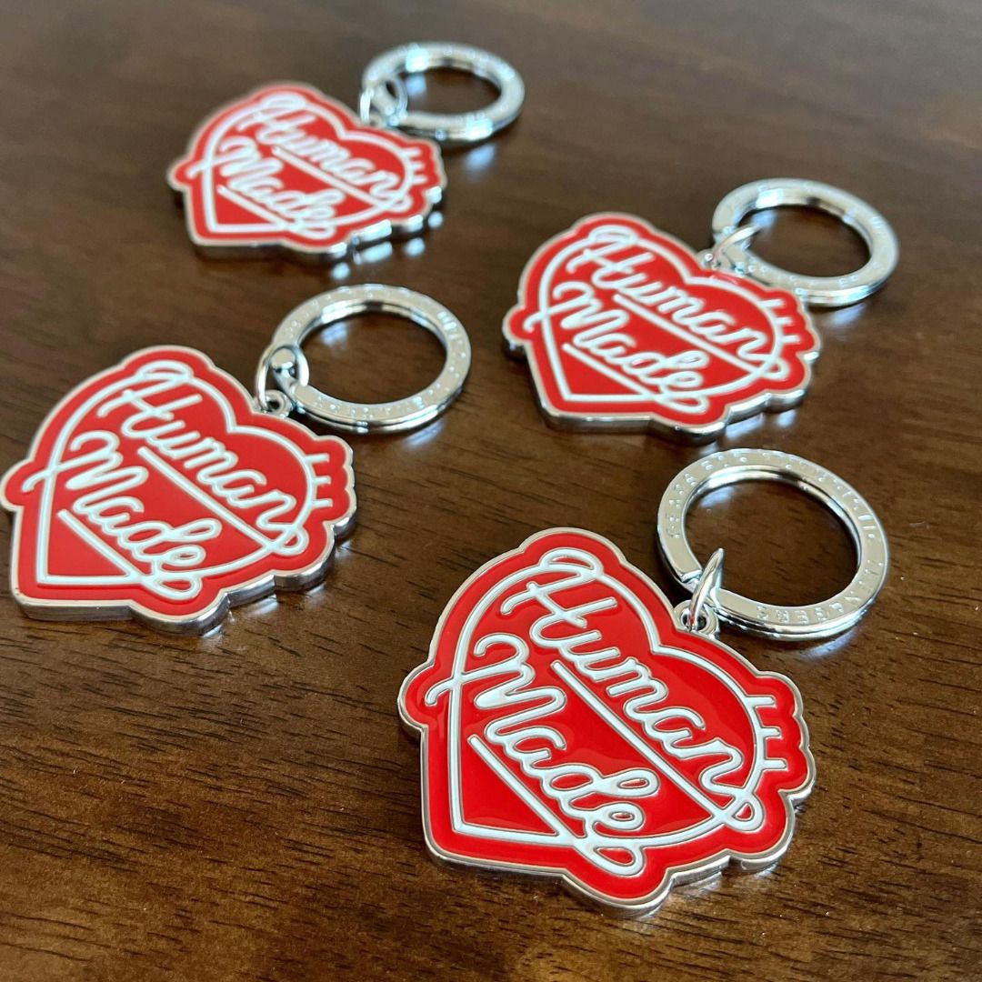 New Arrivals✨ Human Made Heart Keyring 鎖匙扣, 興趣及遊戲